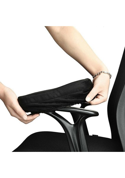 2 Parça Set Ergonomik Hafızalı Köpük Sandalye Kol Dayama Pedi, Rahat Dinlenme Ofis Koltuğu Kol Dayama Kılıfı Dirsekler ve Ön Kollar Için Basınç Giderici (Yurt Dışından) modelleri