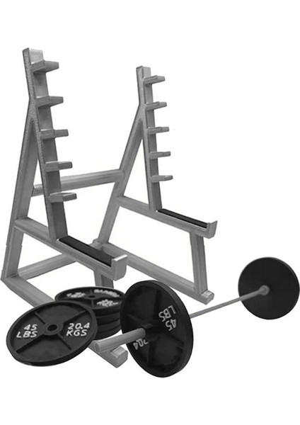 1 Set Masa Süslemeleri Kalemlik ve Barbell Mini Masaüstü Düzenleyici Fitness Tutkunları Için Masaüstü Süslemeleri (Yurt Dışından)