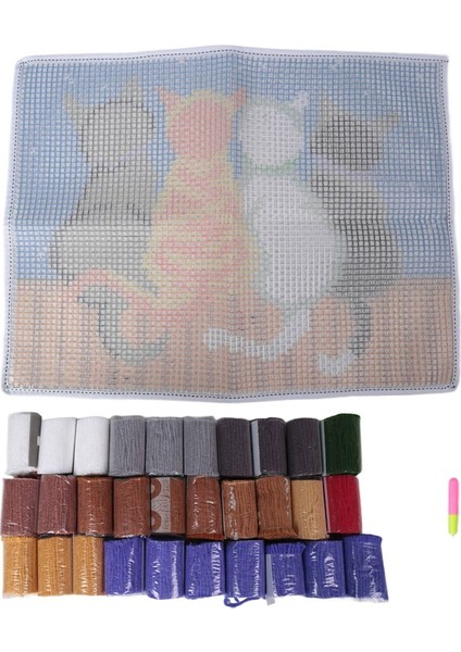 Mandal Kancalı Halı Kitleri Tığ Işi Halı Kilim Kediler Iplik Önceden Baskılı Kanvas Yastık Mat Tığ Işi Goblen Kanepe Dekoru (Yurt Dışından) fiyatları