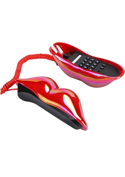 Yeni Red Lips Sabit Telefon Avrupa Moda Masaüstü Telefon Ev Otel Ofis Için Kablolu Sabit Telefon (Yurt Dışından) fırsatları
