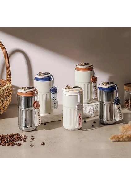 450 ml Şişe Akıllı Ekranlı Sıcaklık 316 Paslanmaz Çelik Vakumlu Bardak Ofis Kahve Kupası (Yurt Dışından) fırsatları