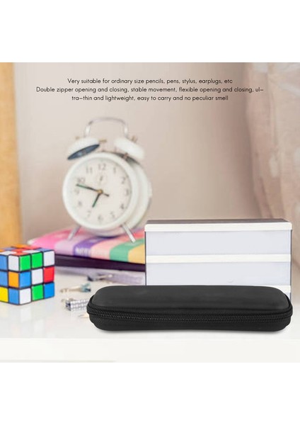 Siyah Eva Sert Kabuklu Stylus Kalem Kalem Kutusu Tutucu Koruyucu Taşıma Kutusu Çantası Kalem Tükenmez Kalem Stylus Kalem USB Kabloları Için Saklama Kabı (Yurt Dışından) modelleri