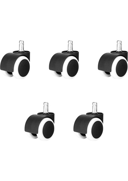 2 Inç Ofis Koltuğu Tekerlekleri, Ofis Koltuğu Tekerlekleri, Ağır Hizmet Tipi Sessiz Yedek Silindirler, Evrensel Uyumlu - 5'li Set (Beyaz) (Yurt Dışından) fiyatları