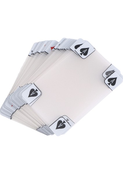 Şeffaf Plastik Su Geçirmez Poker Yenilikçi Poker Dizin Oyun Kartları (Yurt Dışından) modelleri