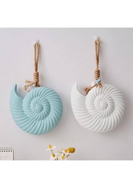 Akdeniz Duvar Dekoru Kolye Ahşap Kabuk Deniz Yıldızı Duvar Süsleri Oda Okyanus Plaj Mavi (Yurt Dışından) modelleri