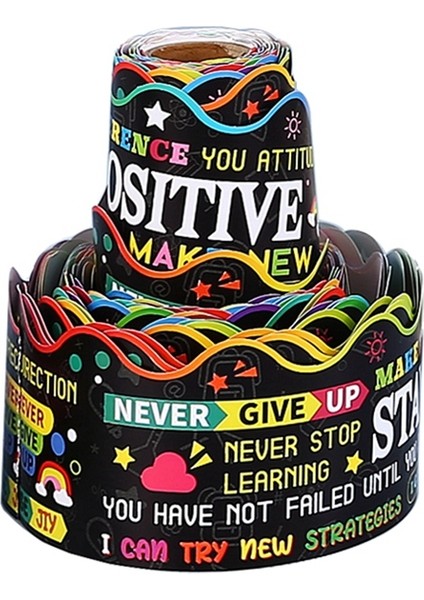 Pano Kenarlıkları Taraklı Kenarlık Sınıf Dekorasyonu Için Süslemeyi Teşvik Eder Kenarlık Dekorasyonu Arka Plan Kağıdı 16M (Yurt Dışından) modelleri