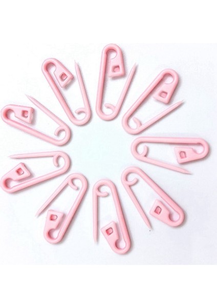 200 Adet Renkli Plastik Emniyet Pimi 2,3 cm Siyah ve Kırmızı Sarı Mavi Yeşil Küçük Işaret Plastik Pin (Yurt Dışından) fırsatları