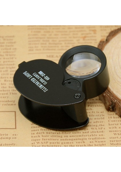 40X Mini Büyüteç Aydınlatmalı Büyüteç Cam Göz Kuyumcular LED Işıklar Taşınabilir Katlanır Büyüteç Mücevher Madeni Paralar Antika (Yurt Dışından) modelleri