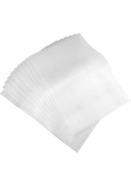 Nakış, Akrilik Iplik, Örgü ve Tığ Işi Projeleri Için 10 Adet 19,6X13 Inç Plastik Örgü Kanvas Levha (Yurt Dışından)