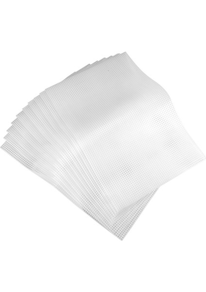 Nakış, Akrilik Iplik, Örgü ve Tığ Işi Projeleri Için 10 Adet 19,6X13 Inç Plastik Örgü Kanvas Levha (Yurt Dışından) fiyatları
