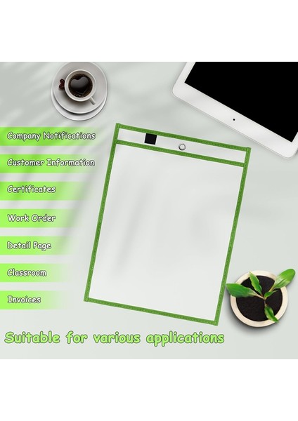 Öğretmenler, Sınıflar, Ofis Malzemeleri Için Kuru Silinebilir Cepli Yeniden Kullanılabilir Kılıflar, Plastik Dosya Kılıfları Sayfa Koruyucuları, 15 Adet (Yurt Dışından) modelleri