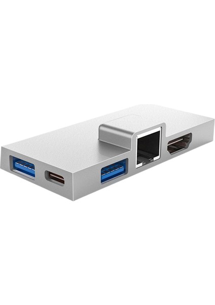 4K RJ45 USB 3.0 Hafıza Kartı Okuyuculu Type-C Hub Pro 8 9 x Yerleştirme Istasyonu (Yurt Dışından) fiyatları