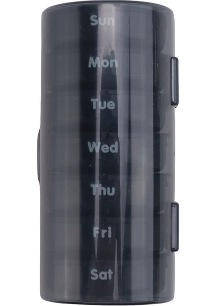 Günlük Hap Kutusu (Günde Iki Kez) - Haftalık Sabah/akşam Hap Kutusu, Yuvarlak Kutusu, 7 Günlük Hap Kutusu (Siyah Kutu) (Yurt Dışından) fiyatları