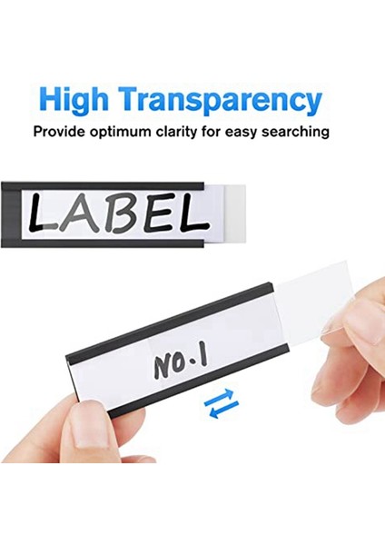30 Paket C Kanallı Manyetik Etiket Tutucular 1 x 3 Inç Mıknatıslı Manyetik Isim Etiketleri Metal Beyaz Tahta Için Alet Kutusu Etiketleri (Yurt Dışından) fırsatları