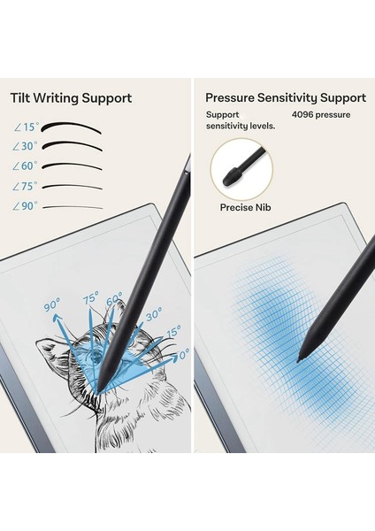 Kalem Için Yedek Kalem Uçları - 4096 Basınç Hassasiyeti ve Eğimli Yazma Desteği, Uç Çıkarma Aleti Ile, B (Yurt Dışından) fırsatları