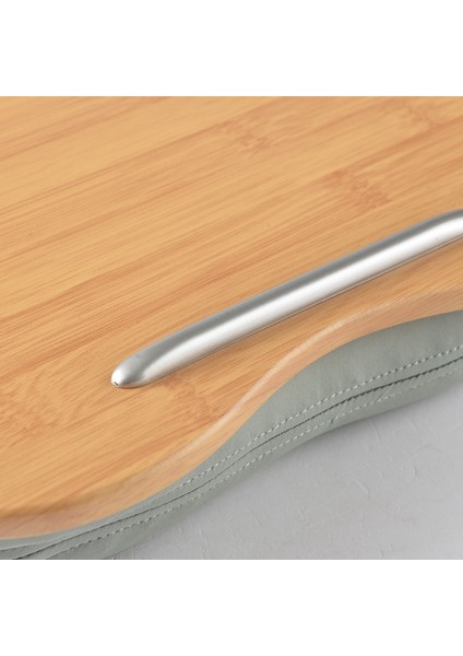 Yastıklı Dizüstü Bilgisayar Masası Taşınabilir Bambu Dizüstü Bilgisayar Masası Yastıklı Dizüstü Bilgisayar Masası Öğrenme Masası 14 Inç Bilgisayar Için (Yurt Dışından) fırsatları