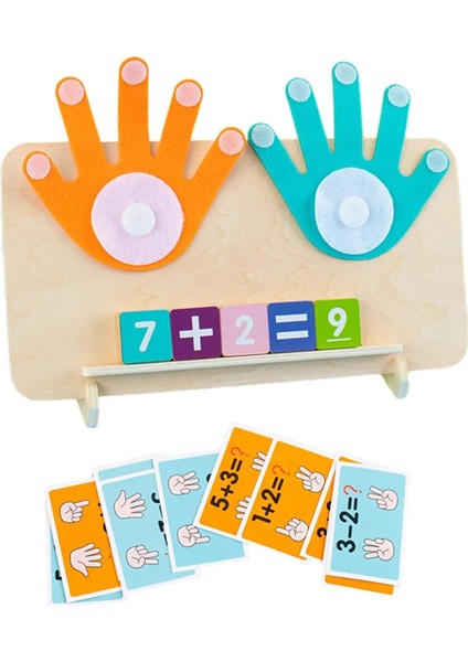 Parmak Sayıları Zeka Matematik Oyuncağı Okul Öncesi Çocuklar Için Parmak Sayma Matematik Oyuncağı Seyahat Oyunu (Yurt Dışından)