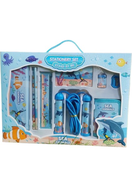 Kalem ve Atlama Ipi Kırtasiye Seti (Yurt Dışından)