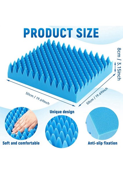 2 Adet Yumurta Köpük Ped Yumurta Sandalye Minderi Sırt Rahatlatmak Için Köpük Oturma Minderi Sandalye Minderi Ofis Sandalyesi Tekerlekli Sandalyesi Için (Yurt Dışından) modelleri