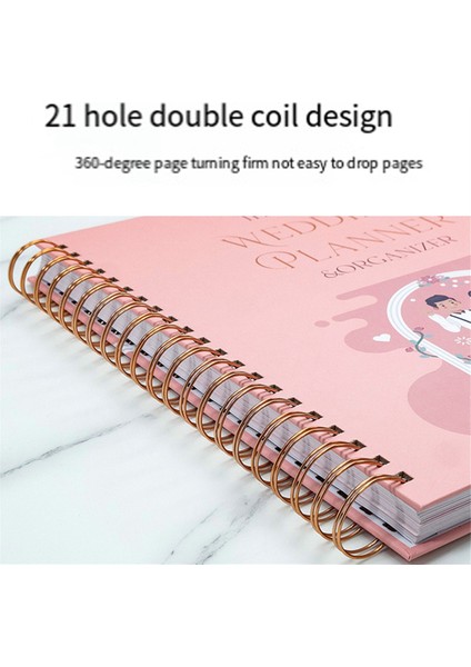 Gelin Için Düğün Planlayıcısı - Planlama Defteri ve Düzenleyici, Geri Sayım Takvimli Gelin Dosyası ve Sevgililer Günü Hediyesi (Yurt Dışından) fırsatları