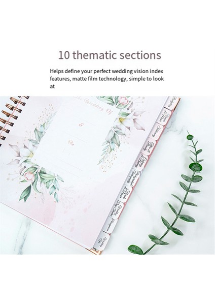 Gelin Için Düğün Planlayıcısı - Planlama Defteri ve Düzenleyici, Geri Sayım Takvimli Gelin Dosyası ve Sevgililer Günü Hediyesi (Yurt Dışından) indirimleri