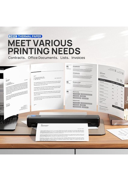 Termal Yazıcı Kağıdı 8,5 x 11 Inç, Gelişmiş Termal Baskı, D810 4'lü Paket ile Uyumlu Termal Kağıt (Yurt Dışından) fırsatları
