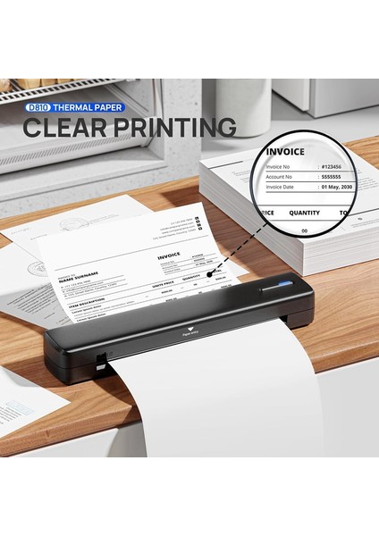 Termal Yazıcı Kağıdı 8,5 x 11 Inç, Gelişmiş Termal Baskı, D810 4'lü Paket ile Uyumlu Termal Kağıt (Yurt Dışından) indirimleri