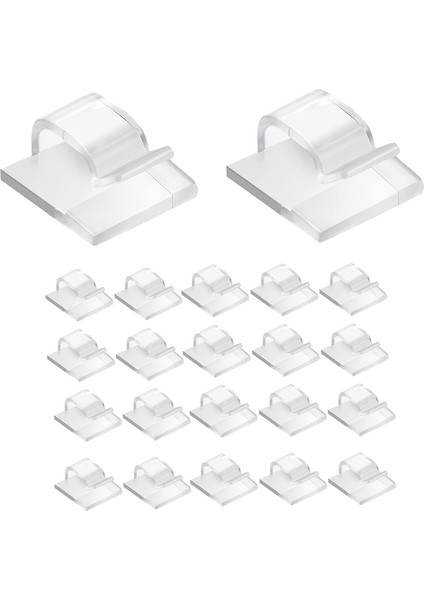 100 Adet Dış Mekan Işık Klipsleri Kendinden Yapışkanlı Mini Kablo Kancaları Tel Klipsleri Kancalar Kablo Düzenleyici Tutucu Şeffaf (Yurt Dışından) fiyatları