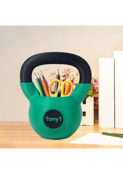 Kettlebell Kalemlik Kalem Saklama Tutucu Düzenleyici Kadınlar Erkekler Yetişkinler Fitness Tutkunları Için Eğlenceli Masa Aksesuarları (Yurt Dışından) fiyatları