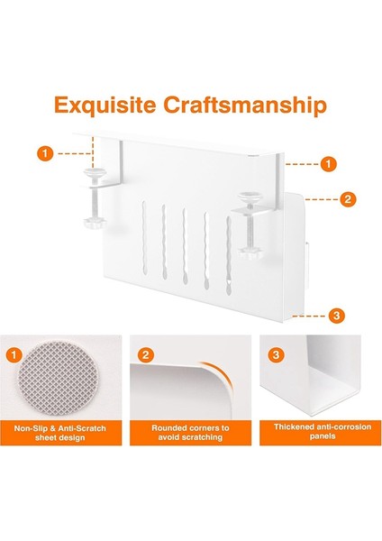 Masa Yanı Depolama, Matkapsız Masa Altı Kablo Yönetim Tepsisi, Kelepçeli Masa Yanı Düzenleyici, Ofis B Için Masa Altı Depolama (Yurt Dışından) modelleri