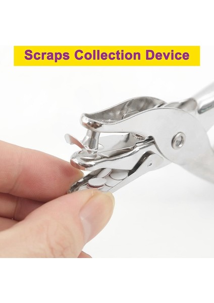 2 Adet Küçük Tek Delikli Delgeç, 8 Sayfa Kapasiteli Delme Hassasiyeti ile 1/4 Inç Tek Delikli Kağıt Delgeç (Yurt Dışından) modelleri