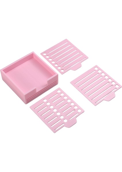 Post Notlarıyla Uyumlu Yapışkan Not Şablonu, 2 Şablon Dahil 3x3 Yapışkan Bloknot Tabanı, Pembe Not Defteri Düzenleyici (Yurt Dışından) modelleri