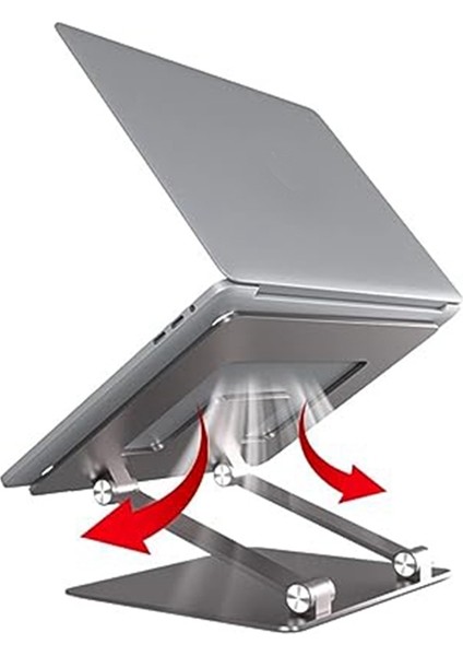 Bilgisayar Braketi Dizüstü Bilgisayar Braketi Katlanabilir Metal Artırılmış Isı Dağılımı Braketi Ergonomiye Uygun (Gümüş) (Yurt Dışından) indirimleri