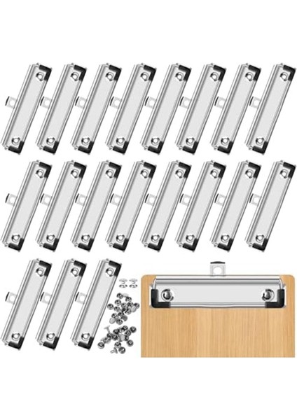 20 Adetlik Pano Klipsi Paketi 12 cm Ofis, El Sanatları Projeleri Için Uygun Metal Karton Klips Kancaları (Yurt Dışından) fiyatları