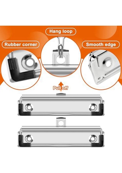 20 Adetlik Pano Klipsi Paketi 12 cm Ofis, El Sanatları Projeleri Için Uygun Metal Karton Klips Kancaları (Yurt Dışından) fırsatları