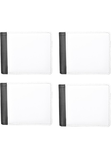 Erkekler Için 4 Adet Süblimasyon Cüzdan Boş Pu Isı Transferi Dıy Banka Kartı Tutucu Ikiye Katlanmış Cüzdan Okul Hediyeleri Için (Yurt Dışından) fiyatları