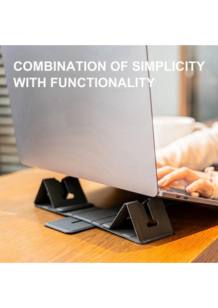 Dijital Göçebeler ve Iş Seyahatçileri Için Manyetik Ayarlanabilir Seyahat Dizüstü Bilgisayar Standı. Kompakt, Katlanabilir, Masa Kullanımına Uygun (Yurt Dışından) indirimleri