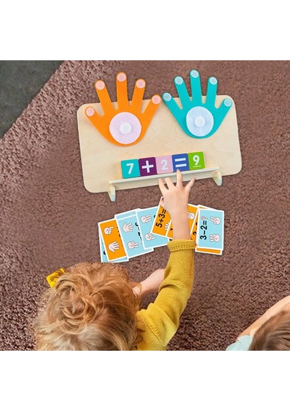 Parmak Sayıları Zeka Matematik Oyuncağı Okul Öncesi Çocuklar Için Parmak Sayma Matematik Oyuncağı Seyahat Oyunu (Yurt Dışından) fırsatları