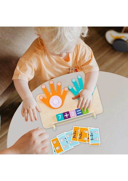 Parmak Sayıları Zeka Matematik Oyuncağı Okul Öncesi Çocuklar Için Parmak Sayma Matematik Oyuncağı Seyahat Oyunu (Yurt Dışından) indirimleri