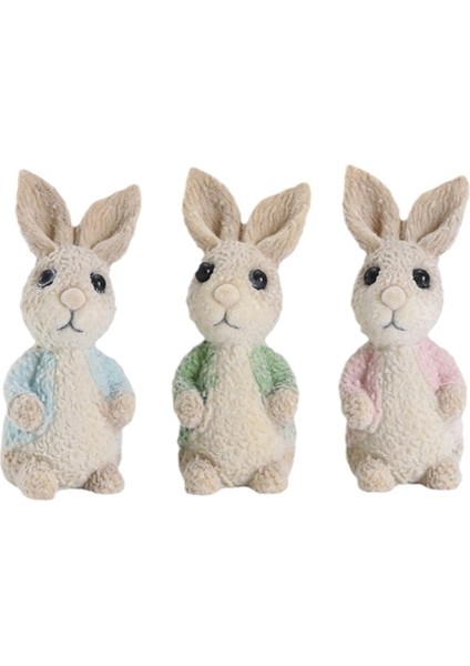 3 Adet Paskalya Günü Tavşanı Dekoru Paskalya Baharı Tavşanı Dekoru El Yapımı Figürler Paskalya Dekoru Hediyesi (Yurt Dışından) fiyatları