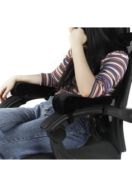 Sandalye Kol Desteği Hafızalı Köpük Bilgisayar Sandalye Kol Desteği Dirsek Ön Kol Basıncını Hafifletir Ped Ev Ofisi Için, 6 Adet (Yurt Dışından) fiyatları