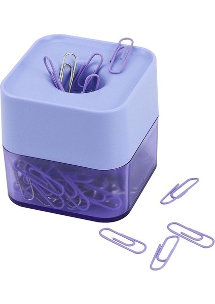 Şık Manyetik Buzlu Kare Klips Tutucuda Yeni Iki Renkli Ataşlar, 28 Mm, Kutu Başına 130 Klips() (Yurt Dışından) fiyatları