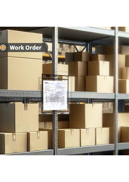 50 Adet Iş Fişi Tutucu, Kuru Silinebilir Cepler, 10X14 Inç, Siyah, Kağıt Için Yeniden Kullanılabilir Plastik Kılıflar, Şeffaf Dükkan Fişi Tutucuları (Yurt Dışından) fırsatları