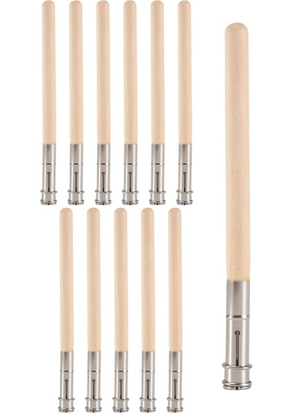 12 Parça Ahşap Kalem Uzatıcısı Alüminyum Saplı Sanat Kalemi Uzatıcısı Okul Ofis Malzemeleri Için Boya Kalemi Uzatıcısı (Yurt Dışından) modelleri