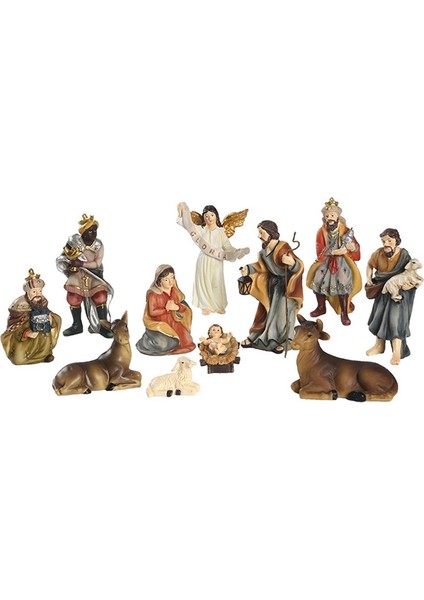 Doğum Seti, Noel Doğum Sahnesi, Elle Çizilmiş Noel Doğum Sahnesi, Yemlik Seti Süsleri Dini Koleksiyon (Yurt Dışından) fiyatları