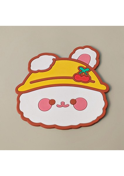 Sevimli Oda Dekoru Sevimli Hayvanlar Mouse Pad Bardak Altlığı Olmayan Kawaii Kahve Kupası Matı Su Geçirmez Masa Matı (Yurt Dışından) fırsatları
