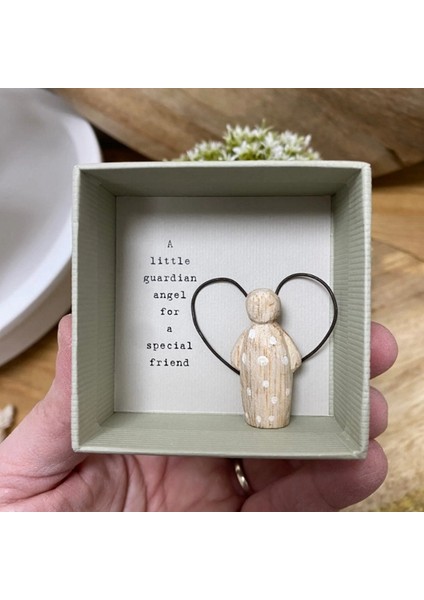 Hediye Kutusunda Küçük Koruyucu Melek Özel Bir Arkadaş Için Kutulu Koruyucu Melek B (Yurt Dışından) fırsatları