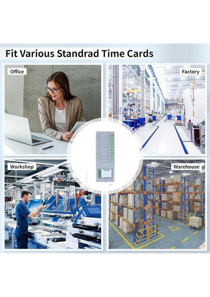 Zaman Kartı Çantası Ofis Malzemesi Delgeçli Kart Rafı Askılı Depolama Rafı Çok Fonksiyonlu Raf Isteğe Bağlı Pozisyon (Yurt Dışından) indirimleri