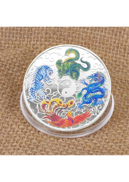 1 Adet Antik Efsanevi Yaratıklar Şanslı Madeni Para Piyango Bileti Kazıma Aleti Gümüş (Yurt Dışından) fırsatları