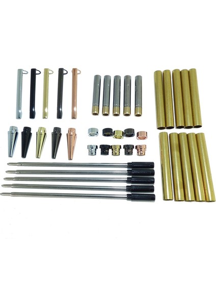 Woodturning Slimline Kalem Seti 5 Karışık Renkten Oluşan, Bükme Mekanizmalı (Yurt Dışından) fiyatları